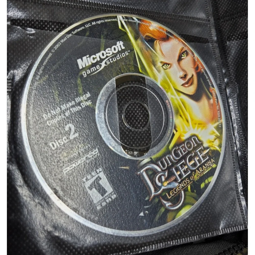 Dungeon Siege Legends of Aranna PC Game 3 Discs No Case Tested